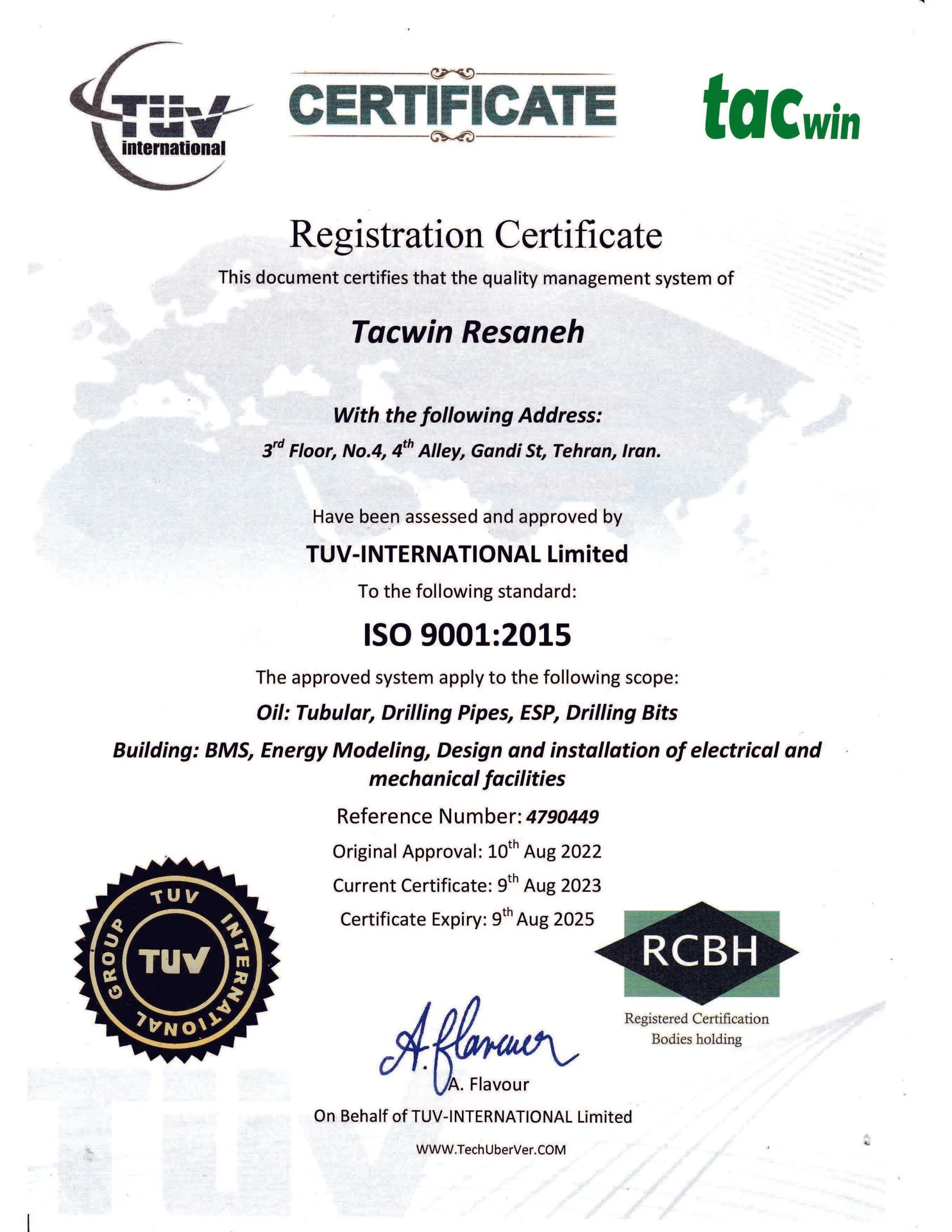 Certificate 1