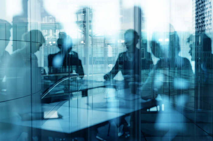Tacwin team collaboration through glass meeting room